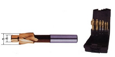 通孔圆柱沉头孔平锪钻