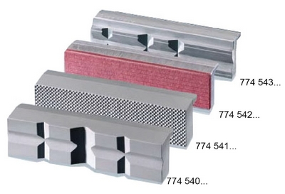 磁力弹性滚花钳口